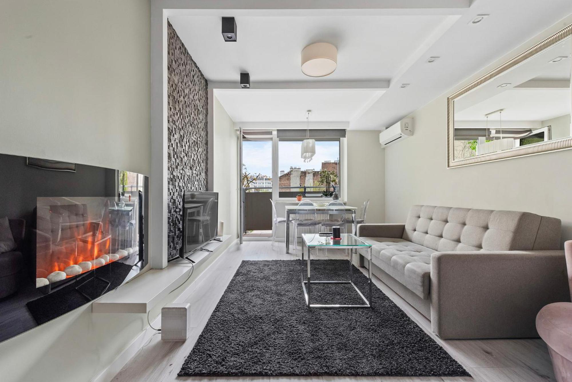 Rentplanet - Apartament Mokotowska Varşova Dış mekan fotoğraf