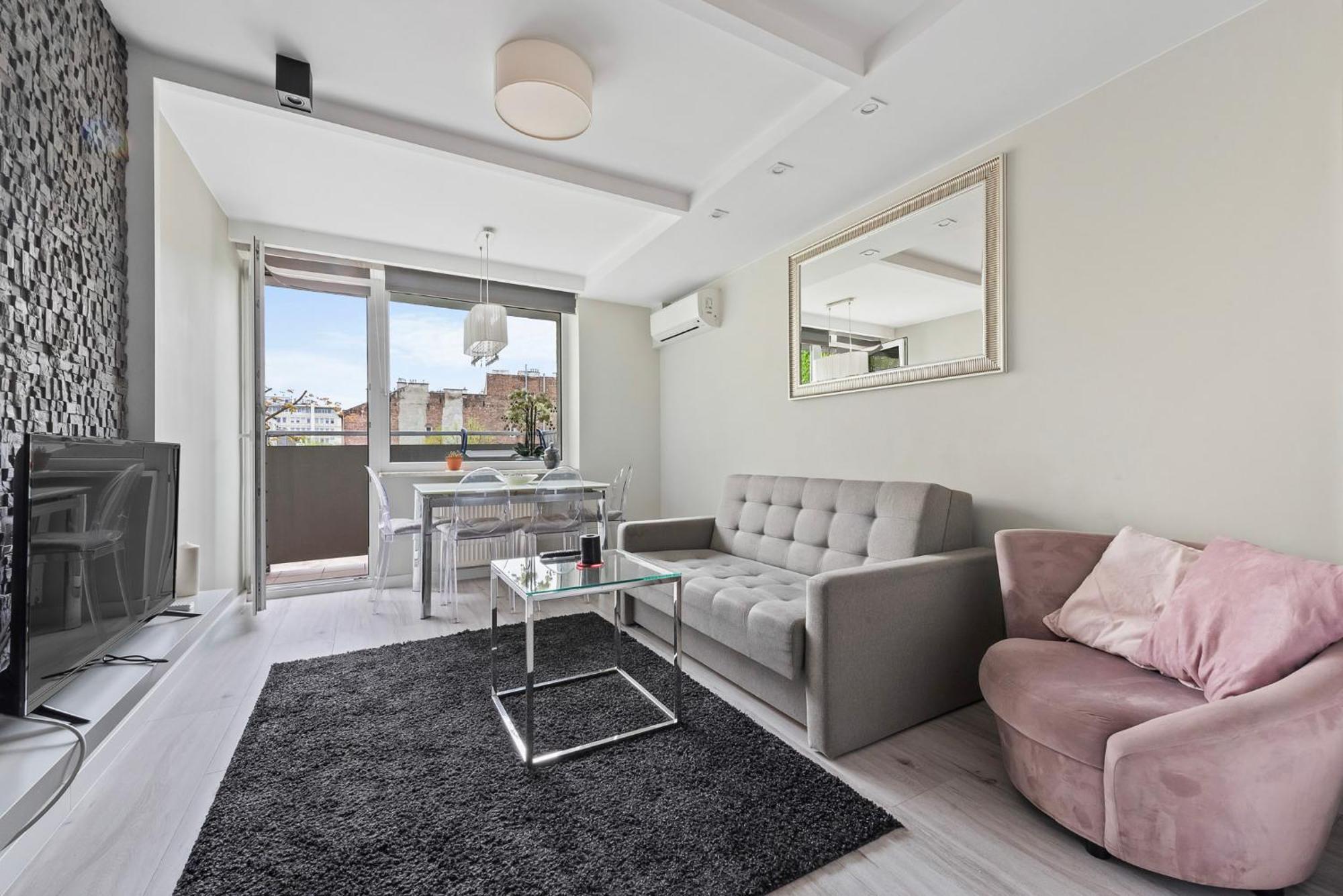 Rentplanet - Apartament Mokotowska Varşova Dış mekan fotoğraf